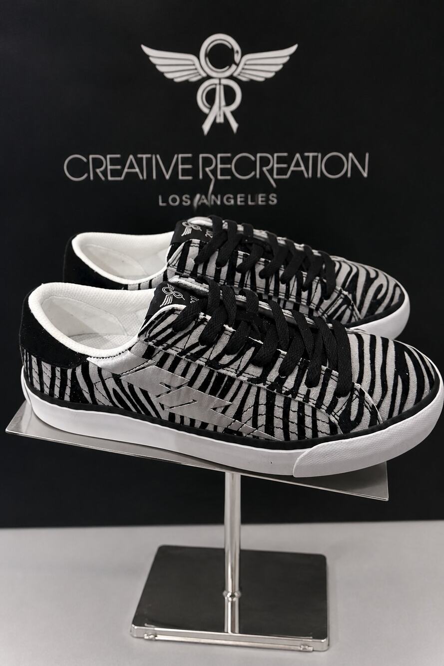 Creative Recreation Zeus Lo Zebra Print Sneakers NIB Women’s 7.5